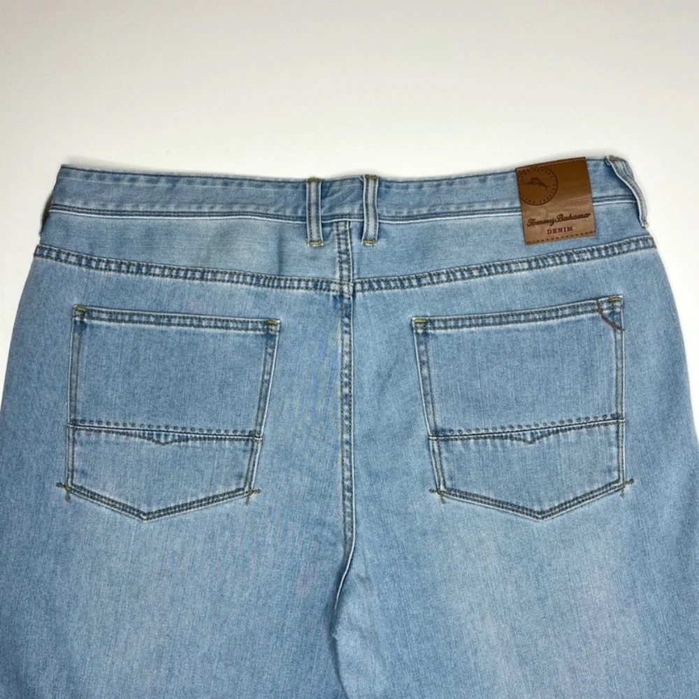 Tommy Bahama Blue Antigua Cove Jeans 34 x 30 36 x 30 TD121053 Light Wash Stretch - Picture 4 of 15